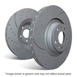 EBC 02-09 Saab 9-5 2.3 Turbo (Aero) GD Sport Rear Rotors