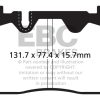 EBC 12+ Audi Q5 2.0 Turbo (Brembo) Greenstuff Front Brake Pads