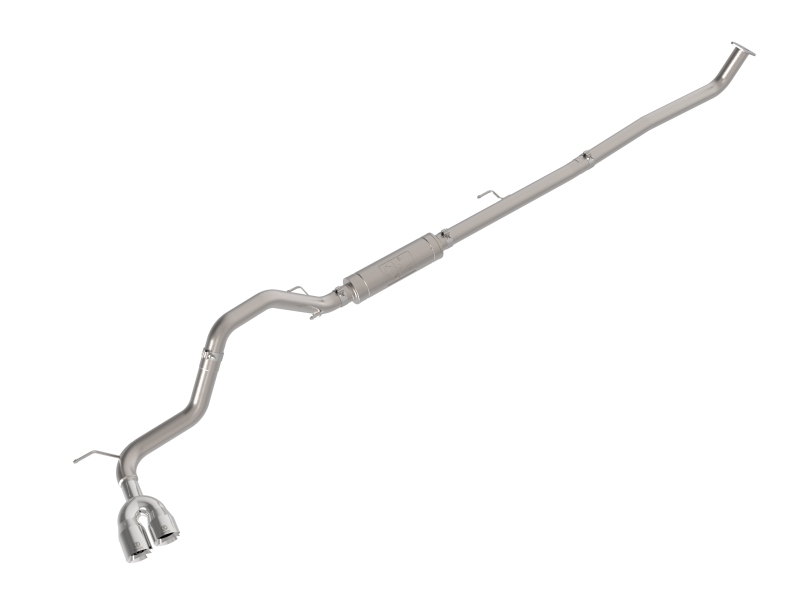 aFe 15-26 Toyota Hilux L4-2.4/2.8L (td) Vulcan Series 3in SS Rear-Side Exit Exhaust w/ Polished Tip