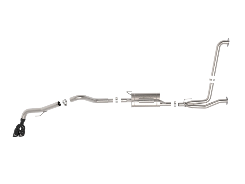 aFe 2022+ Nissan Frontier V6 Vulcan Series SS Cat-back Exhaust w/ Black Tips - Image 3