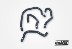 do88 Audi/Seat/Volkswagen 2.0T (MQB) Remote Radiator Coolant Hoses (Left) - Black