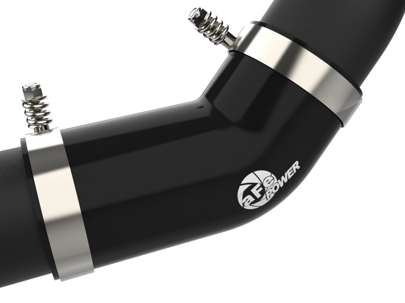 aFe 16-19 RAM 1500 V6 3.0L (TD) BladeRunner 3in Aluminum Hot & Cold Charge Pipe Kit - Black - Image 5