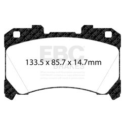 EBC 2023+ Toyota GR Corolla Bluestuff Front Brake Pads - Image 4