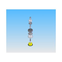 Dinan 06-13 BMW 135i/325i/328i/330i/335i/335is/M3 (E82/E90/E92/E93) Rear Upper Shock Mount Kit -10mm - Image 3