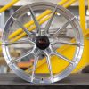 Vossen x Novitec NF10 22x12in - 5x114.3 BP - ET42 - Brushed Gloss Clear Ferrari GTC4Lusso Rear Wheel
