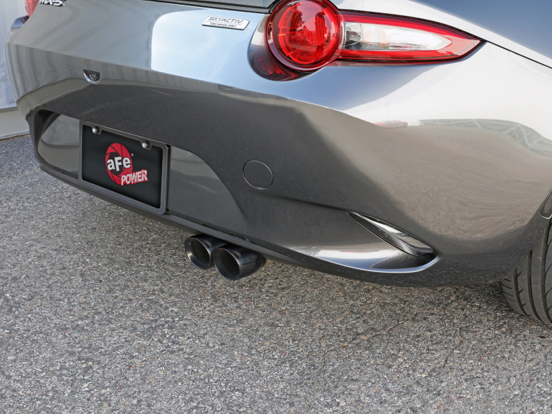 aFe Takeda 2-1/2in SS-304 Cat-Back Exhausts w/ Polished Tip 16-19 Mazda MX-5 Miata ND 2.0T - Image 2