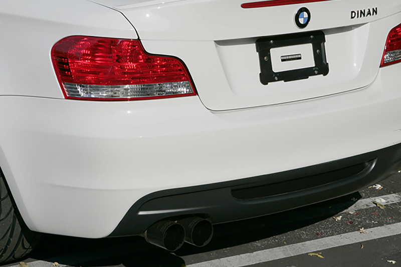 Dinan 08-13 BMW 135i/135is (E82/E88) Free Flow Axleback Exhaust System - Black Tips - Image 2