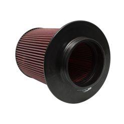 Alternative view of Injen 8-Layer Oiled Cotton Gauze Air Filter w/ Twist Lock - 5in ID / 9.3in Base / 8.5in H