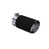 MBRP Universal Carbon Fiber Tip 6in OD/5in Inlet/12in L - Angle Cut Tip