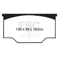 EBC Alcon A-Type Yellowstuff Brake Pads