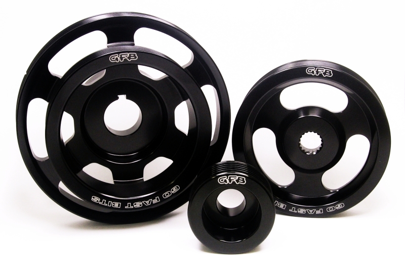 GFB 08+ WRX/STi / 09+ Forester / 03-09 LGT 3 pc Underdrive/Non-Underdrive Pulley Kit - Image 5