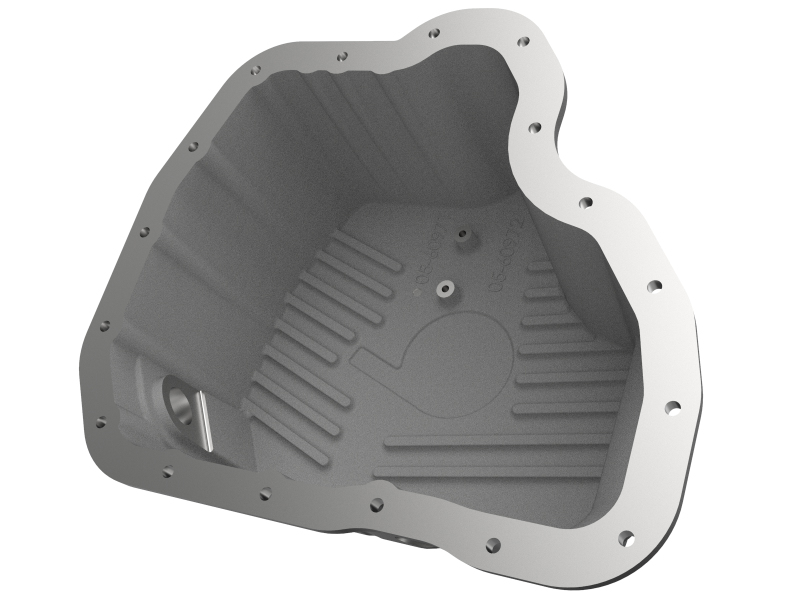 aFe POWER GM Diesel Trucks 01-10 V8-6.6L (td) Pro Series Engine Oil Pan Black w/ Machined Fins - Image 4