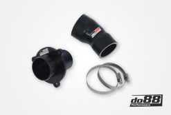 do88 VAG 1.8/2.0 TSI (MQB) Turbo Muffler Delete OEM Pressure Pipes Black Hose