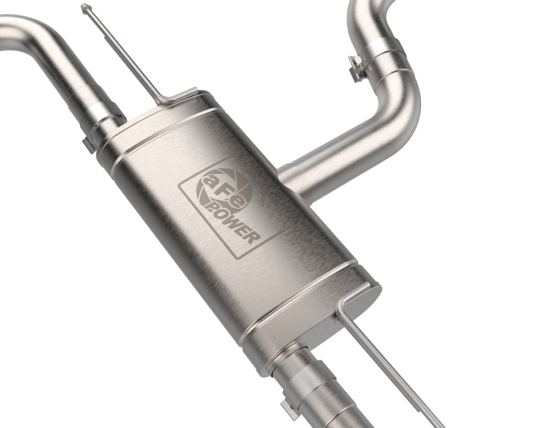 aFe 22-24 Volkswagen GTI MACH Force-Xp 3 to 2-1/2 IN Stainless Steel Cat-Back Exhaust w/Carbon Tips - Image 2