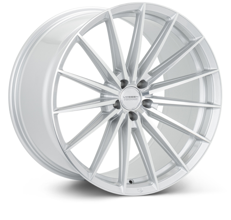 Vossen HFX-4 20x9 - 5x112 - ET25 - Flat - 66.5 - Silver Polished Wheel
