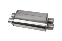 Corsa PRO-Series Tuned 304SS Muffler 3.0in Dual Inlet/Outlet - 22.25in OAL