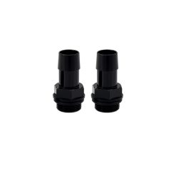Alternative view of Mishimoto 2pcs. M20x1.5 5/8in Aluminum Catch Can Fittings - Black