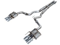 AWE Tuning 18-23 S550 Mustang GT SwitchPath Exhaust - Chrome Silver Tips