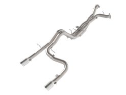aFe 22-26 Ford Bronco V6 3.0L (tt) Vulcan Series 3in 304SS Cat-Back Exhaust System w/ Polished Tips