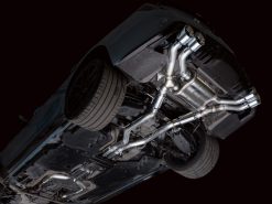 Alternative view of AWE Tuning 22-26 Cadillac CT5-V Blackwing SwitchPath Exhaust - Chrome Silver Tips
