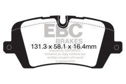 Alternative view of EBC 13+ Land Rover Range Rover 3.0 Supercharged Yellowstuff Rear Brake Pads