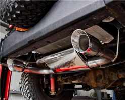 MBRP 07-14 Jeep Wrangler/Rubicon 3.6L/3.8L V6 Axle-Back Dual Rear Exit Black Performance Exhaust Sys - Image 4