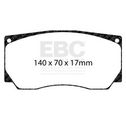 EBC Racing Alcon TPCCAR20 (4420) D61 SR-11 Sintered Race Brake Pads - Image 3