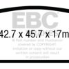 EBC 15+ Cadillac Escalade 6.2 2WD Greenstuff Rear Brake Pads