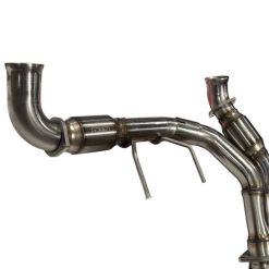 Kooks 21-26 Ford F150 5.0L 3in ULTRA GREEN Catted SS Y-Pipe (To OEM Conn.) Kooks HDR Required - Image 3