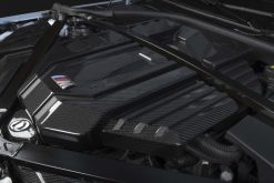 Dinan 21-27 BMW M2/M3/M4 (G80/G82/G87) Gloss Carbon Fiber Engine Cover w/Matte Accents - Image 8