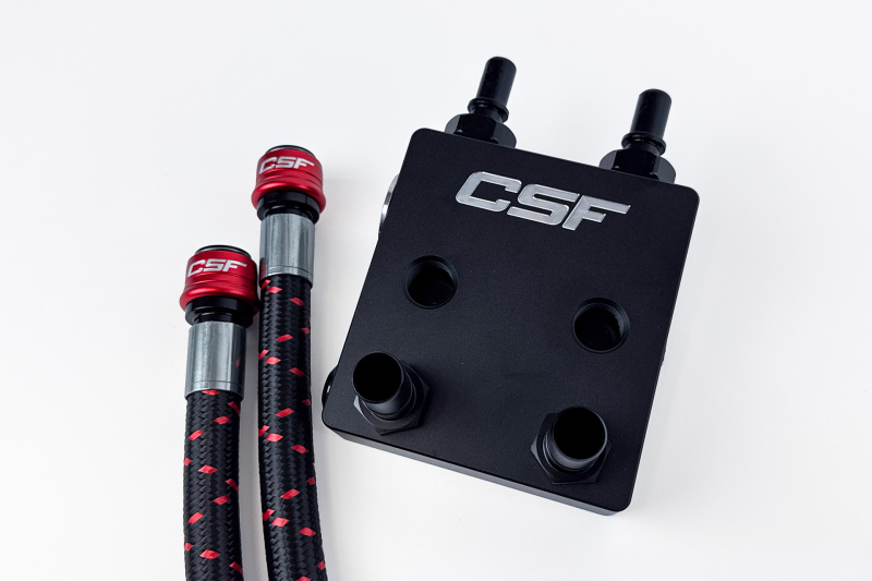 CSF 2021+ Ford Bronco 2.7L EcoBoost External Transmission Oil Cooler Kit - Image 8