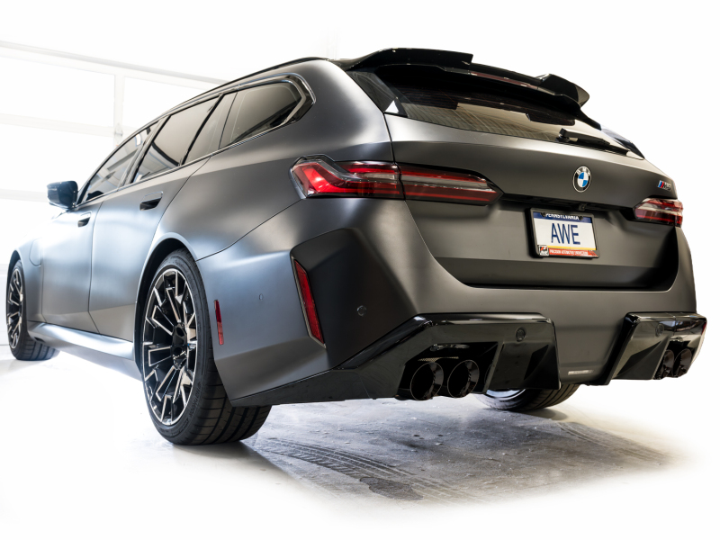 AWE Tuning BMW G90/G99 M5 Touring Edition Cat-Back Exhaust - Diamond Black Tips - Image 8