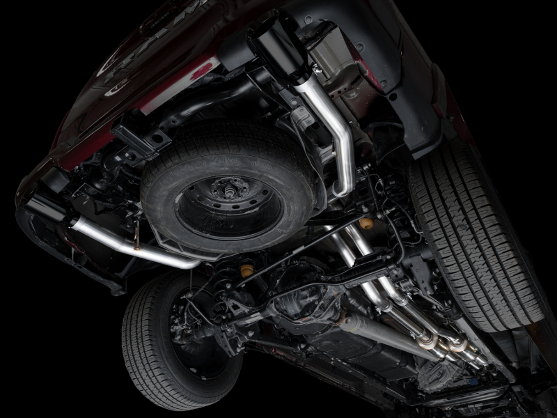 AWE Tuning 25+ RAM 1500 3.0TT 0FG Cat-Back Touring Exhaust - Diamond Black Tips - Image 4