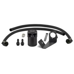Mishimoto 2025+ RAM 1500 3.0L Hurricane Baffled Oil Catch Can Kit - Black