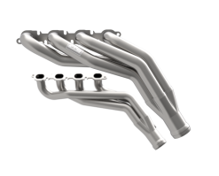 Kooks 20-22 Ford F250 7.3L V8 / Ford F350 7.3L V8 1-7/8in x 3in SS Headers w/ Green Catted Conn - Image 4