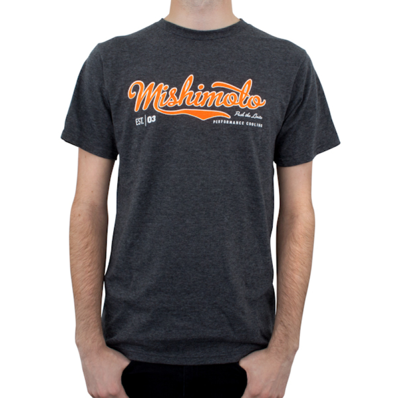 Mishimoto Mens Athletic Script Gray T-Shirt - X Large - Image 2