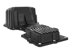 aFe 17-19 GM Diesel V8-6.6L L5P Engine Oil Pan w/ Machined Fins - Image 5