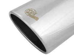 aFe Universal Bolt On Exhaust Tip Polished 5in Inlet x 6in Outlet x 12in Long - Image 5