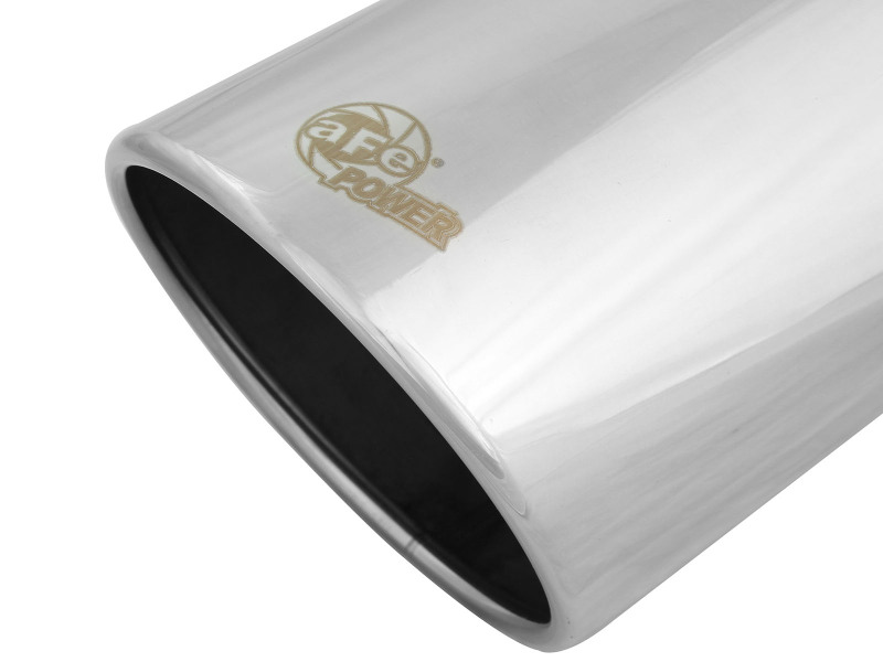 aFe Universal Bolt On Exhaust Tip Polished 5in Inlet x 6in Outlet x 12in Long - Image 5