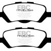 EBC 08+ Toyota Venza 2.7 Redstuff Rear Brake Pads