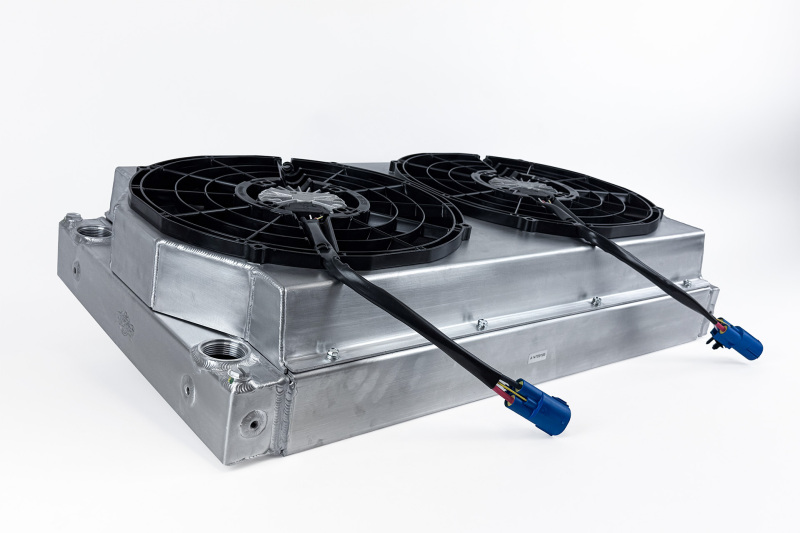 CSF Motorsport Radiator with Shroud - 14in SPAL Brushless Fans - Harnesses - Image 14