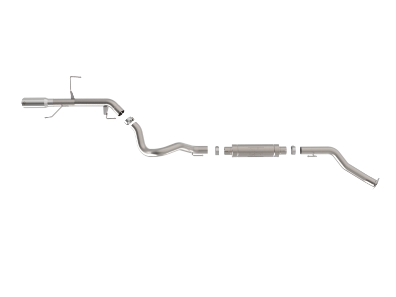 aFe Vulcan Series 3in 304 Cat-Back Exhaust System w/Polish Tip Toyota Land Cruiser 22-26 V6-3.3L(td) - Image 3