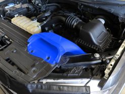 aFe Rapid Induction Dynamic Air Scoop 2021+ Ford F-150V6/V8 - Blue - Image 7