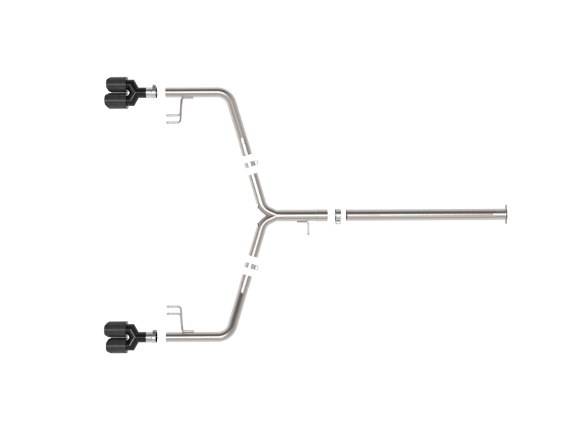 aFe Takeda 21-24 Kia K5 GT L4-2.5L (t) SS Axle-Back Exhaust System w/ Carbon Fiber Tips - Image 2