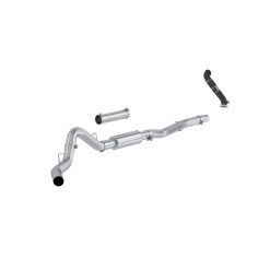 MBRP 06-07 Chevy Silverado / GMC Sierra 2500/3500HD 4in OD CatBack Single Side Exit w/ Downpipe - AL