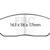 EBC 05-10 Ford Mustang 4.0 Redstuff Front Brake Pads