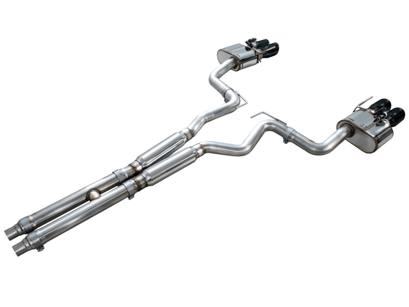 AWE Tuning 18-23 S550 Mustang GT SwitchPath Exhaust - Diamond Black Tips - Image 8