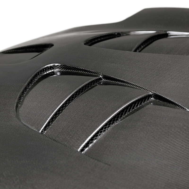 Seibon 93-96 Mazda RX-7 ST Carbon Fiber Hood - Image 8