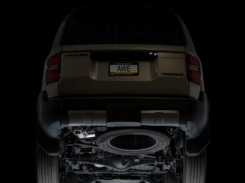 AWE Tuning 2024+ Toyota Land Cruiser / 2025+ Toyota 4Runner 0FG Cat-Back Exhaust w/ BashGuard - Image 3