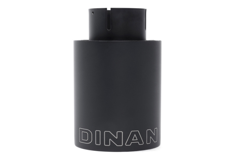 Dinan Double-Walled 4in Clamp-On Exhaust Tip - Black - 4in Outlet / 2.75in Inlet - Image 2